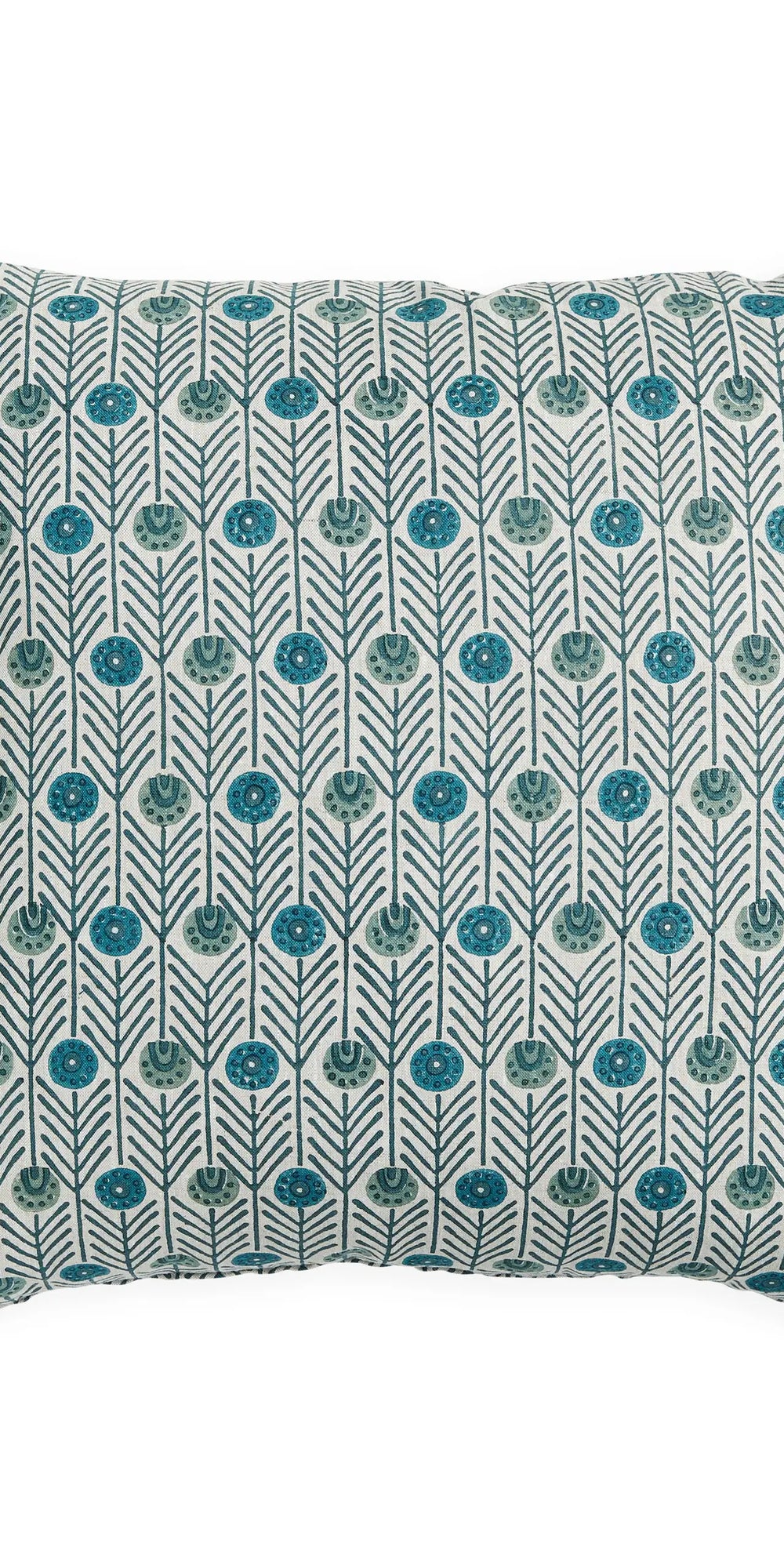 Alcaufar Suzani linen cushion 50x50cm
