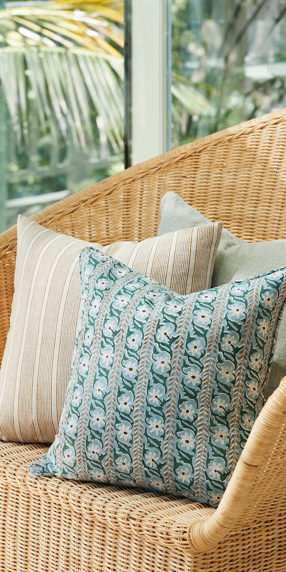 Pollara Saffron Cushion in - Cushions - Walter G Australia