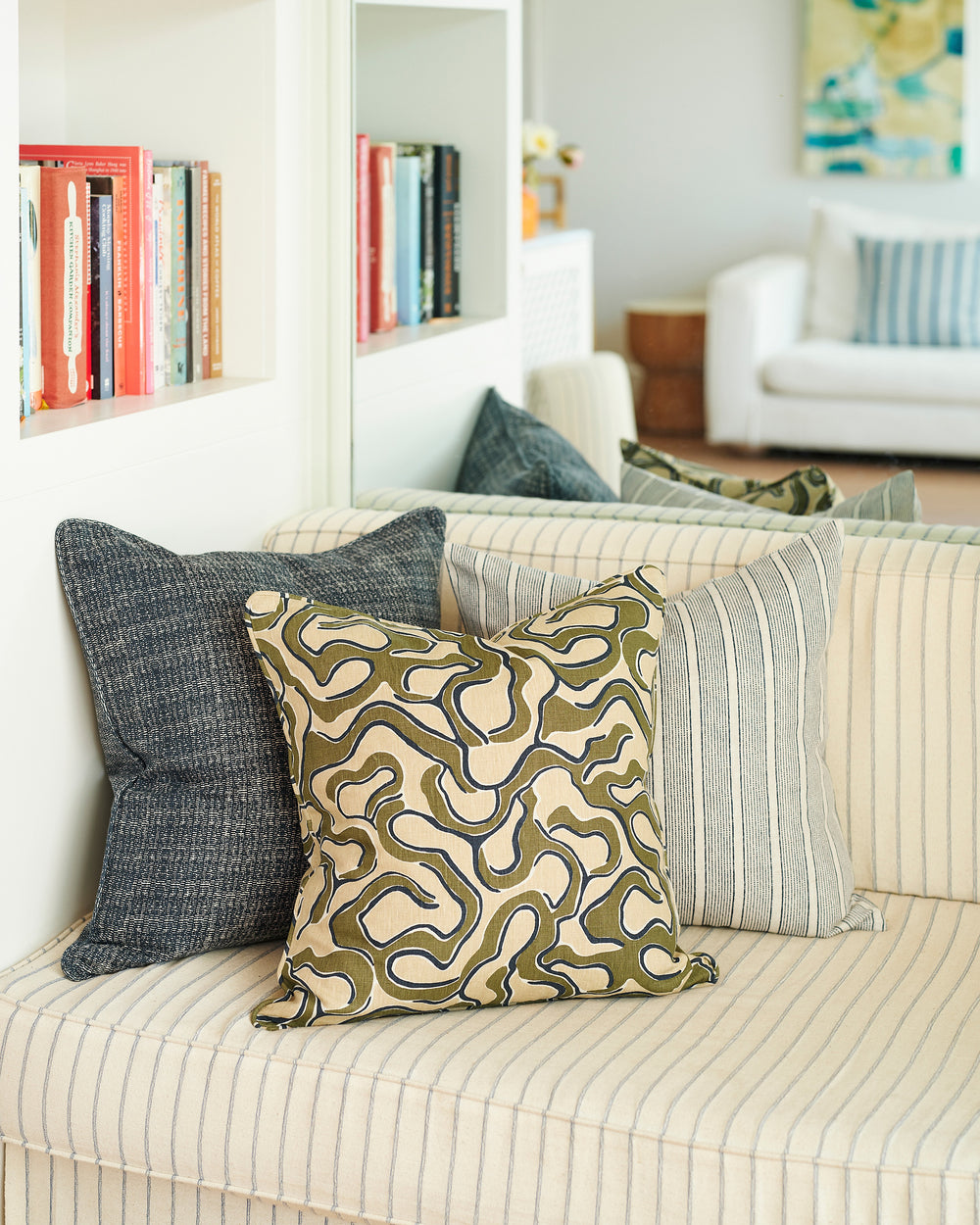 Pollara Indigo Cushion