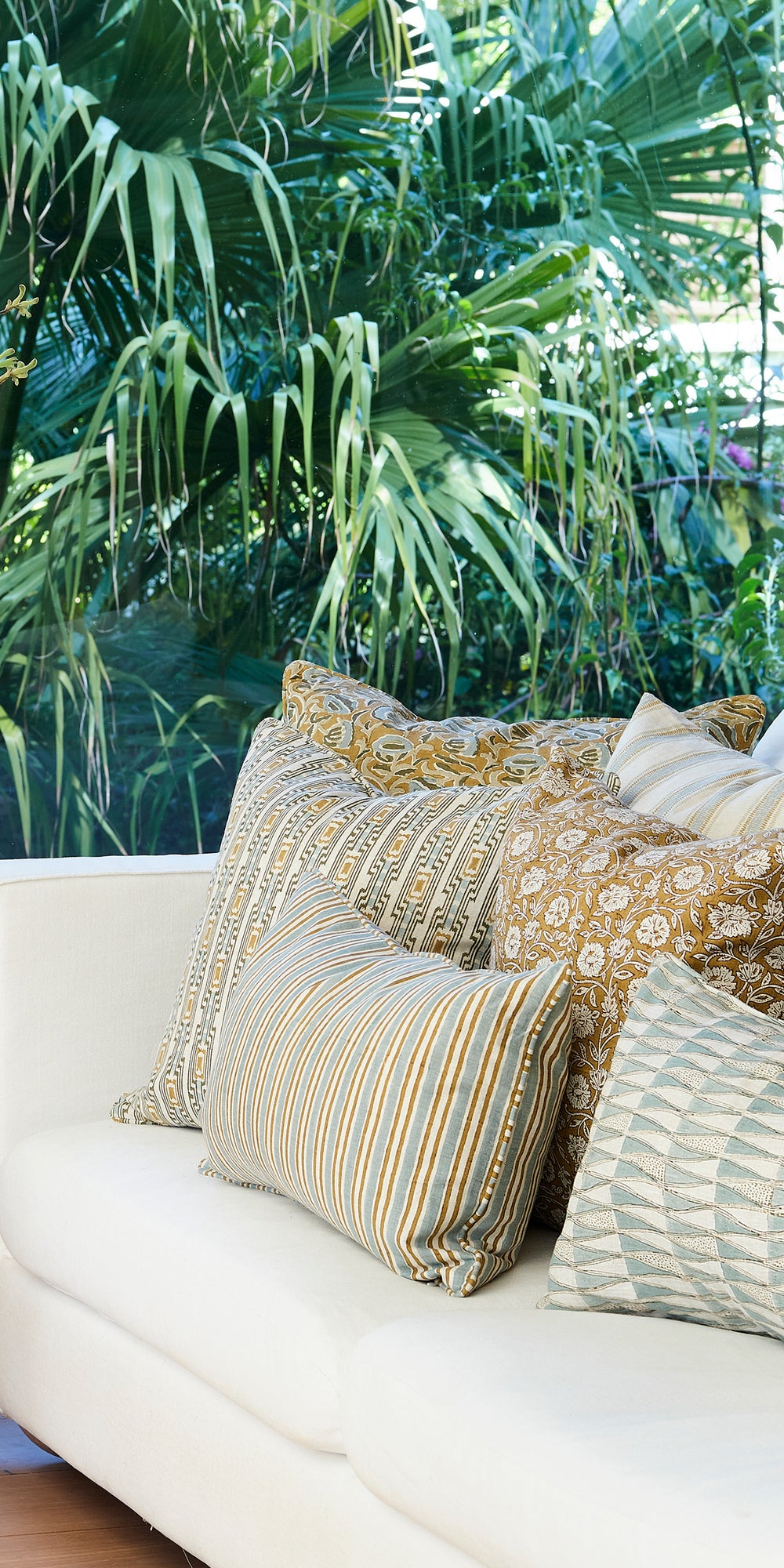 Alacha Saffron Cushion in - Cushions - Walter G Australia