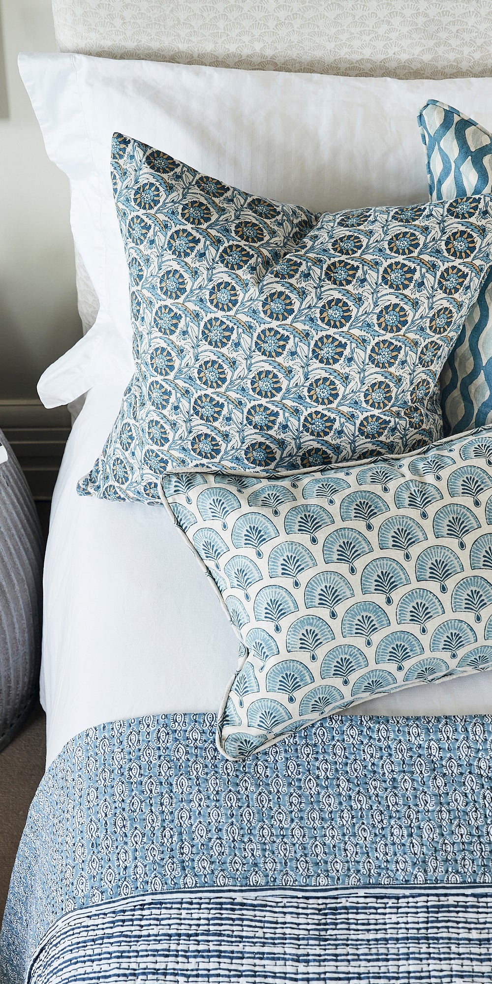 Malabar Azure Quilt in - Quilts - Walter G Australia