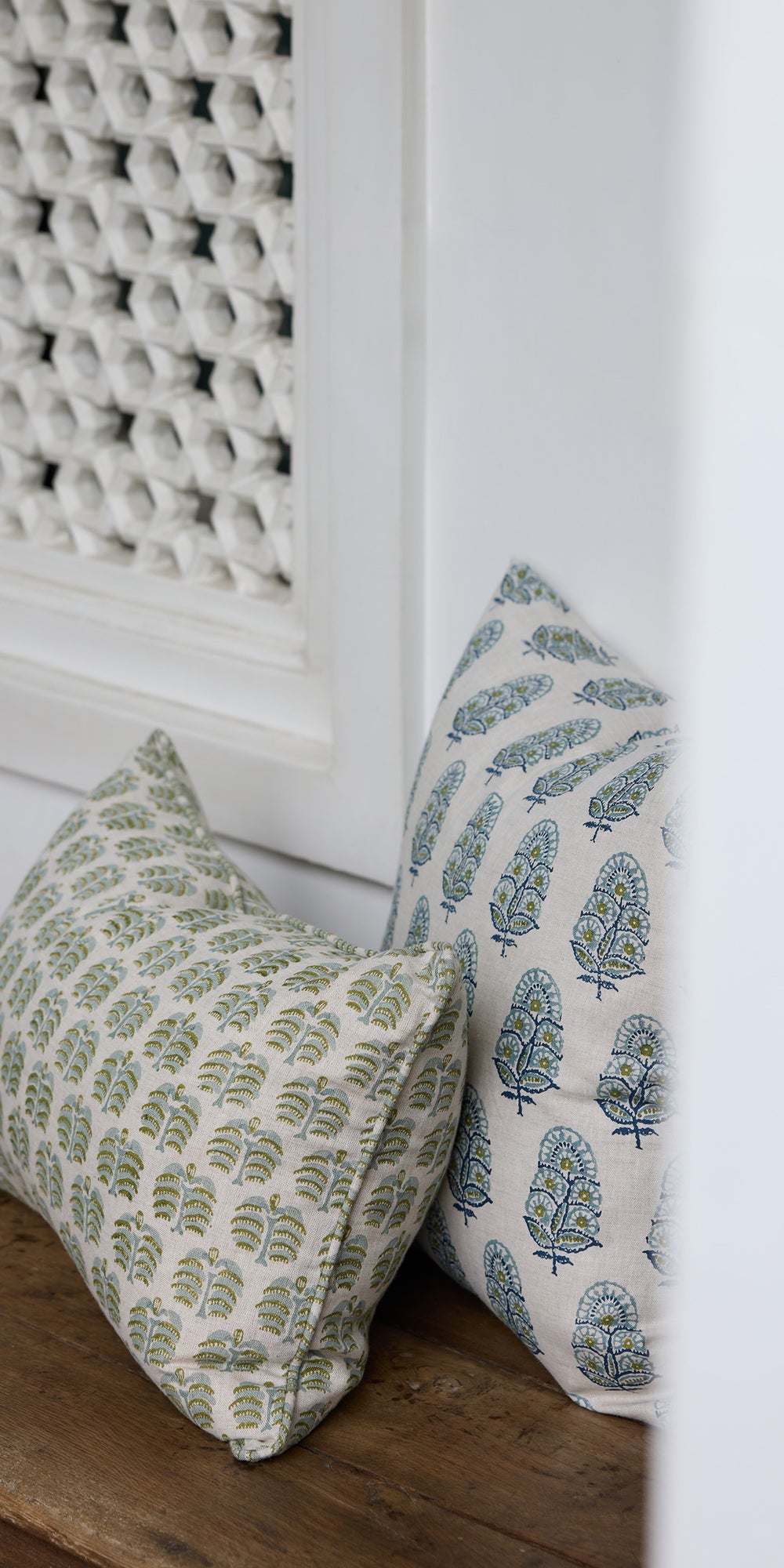 Hera Celadon Moss Cushion