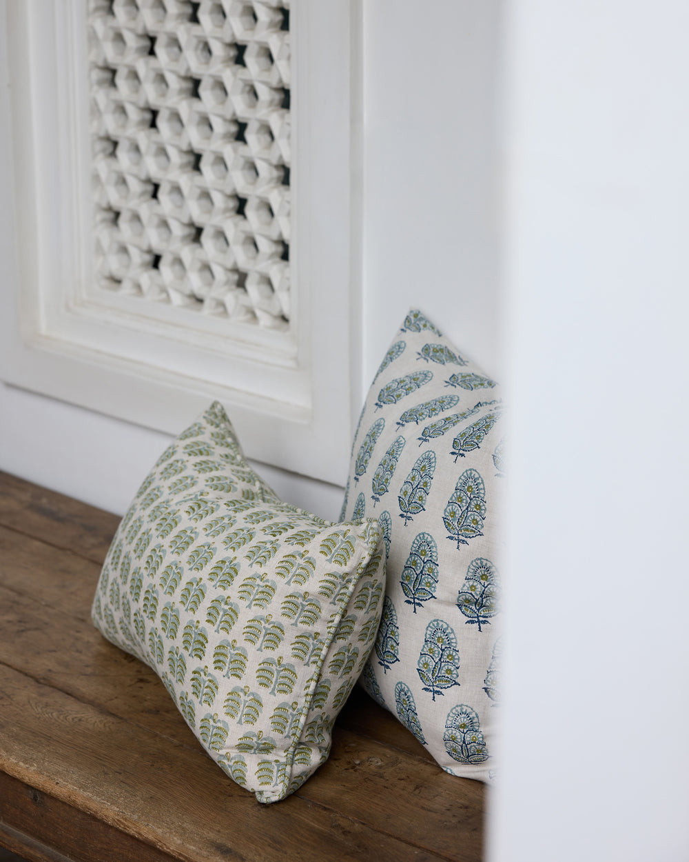 Hera Celadon Moss Cushion