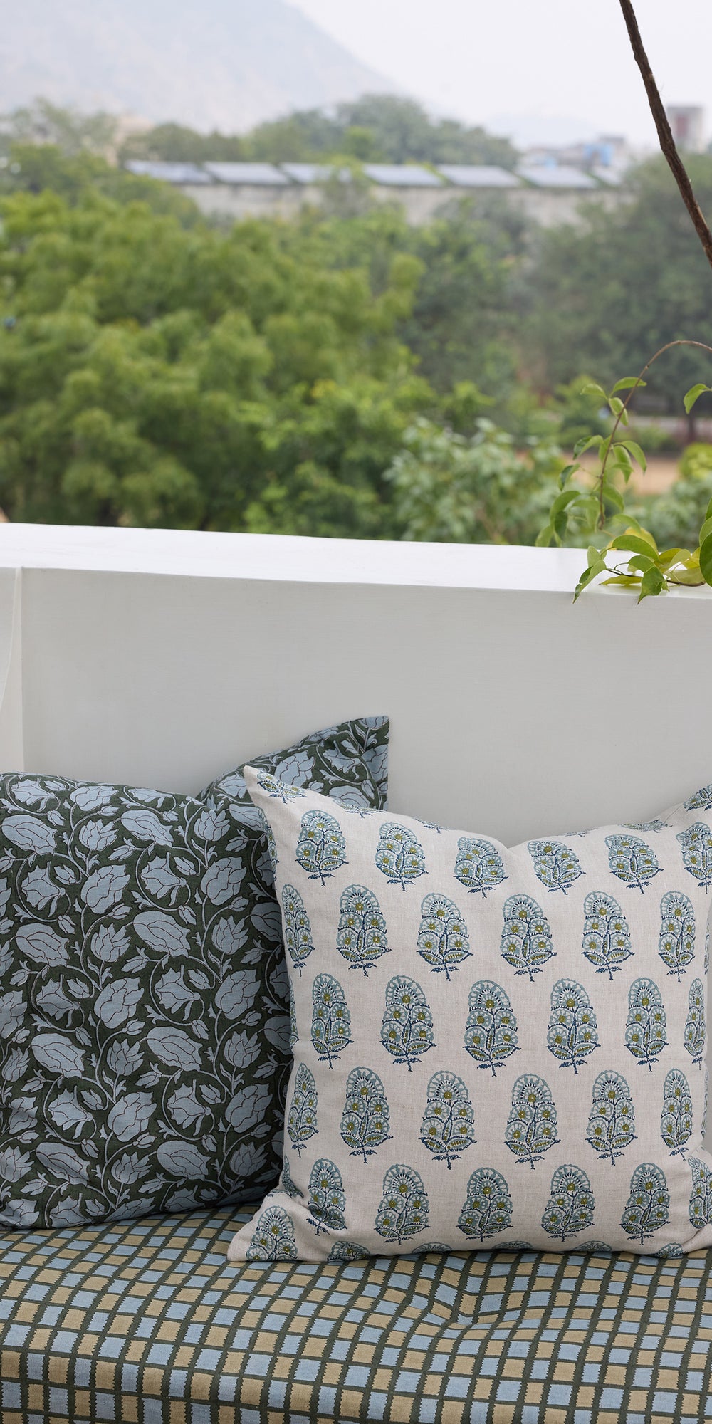 Lahore Thyme Cushion in - Cushions - Walter G Australia