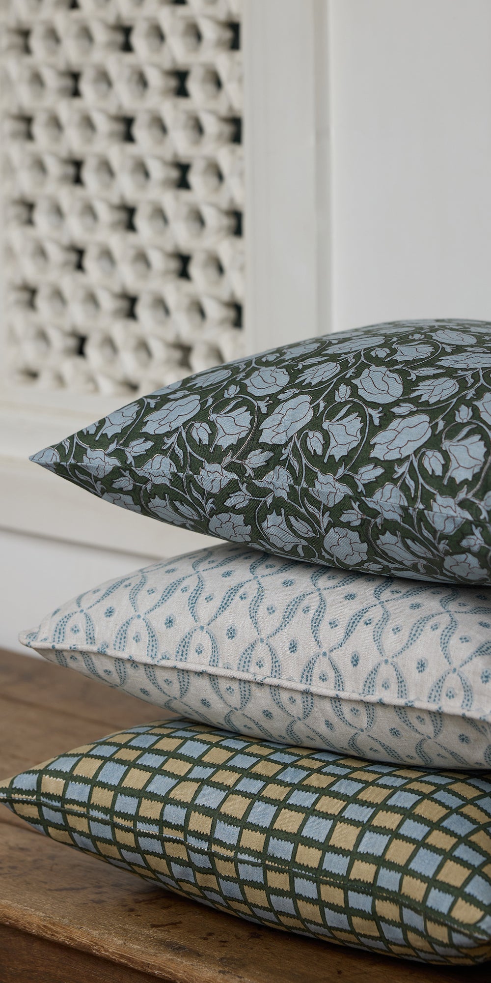 Tindari Thyme Cushion in - Cushions - Walter G Australia