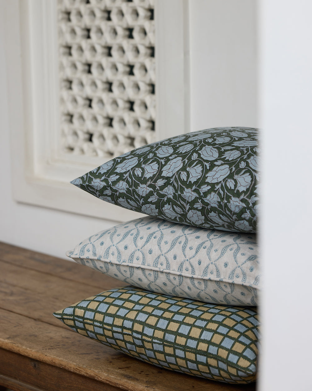 Tindari Thyme Cushion in - Cushions - Walter G Australia