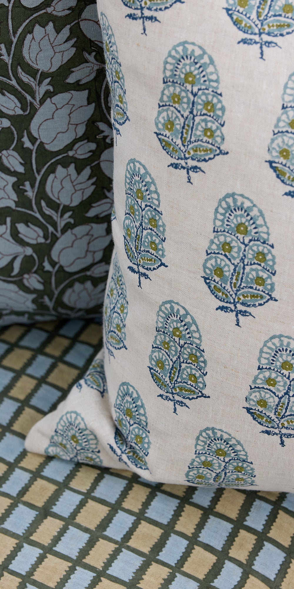Lahore Thyme Cushion in - Cushions - Walter G Australia