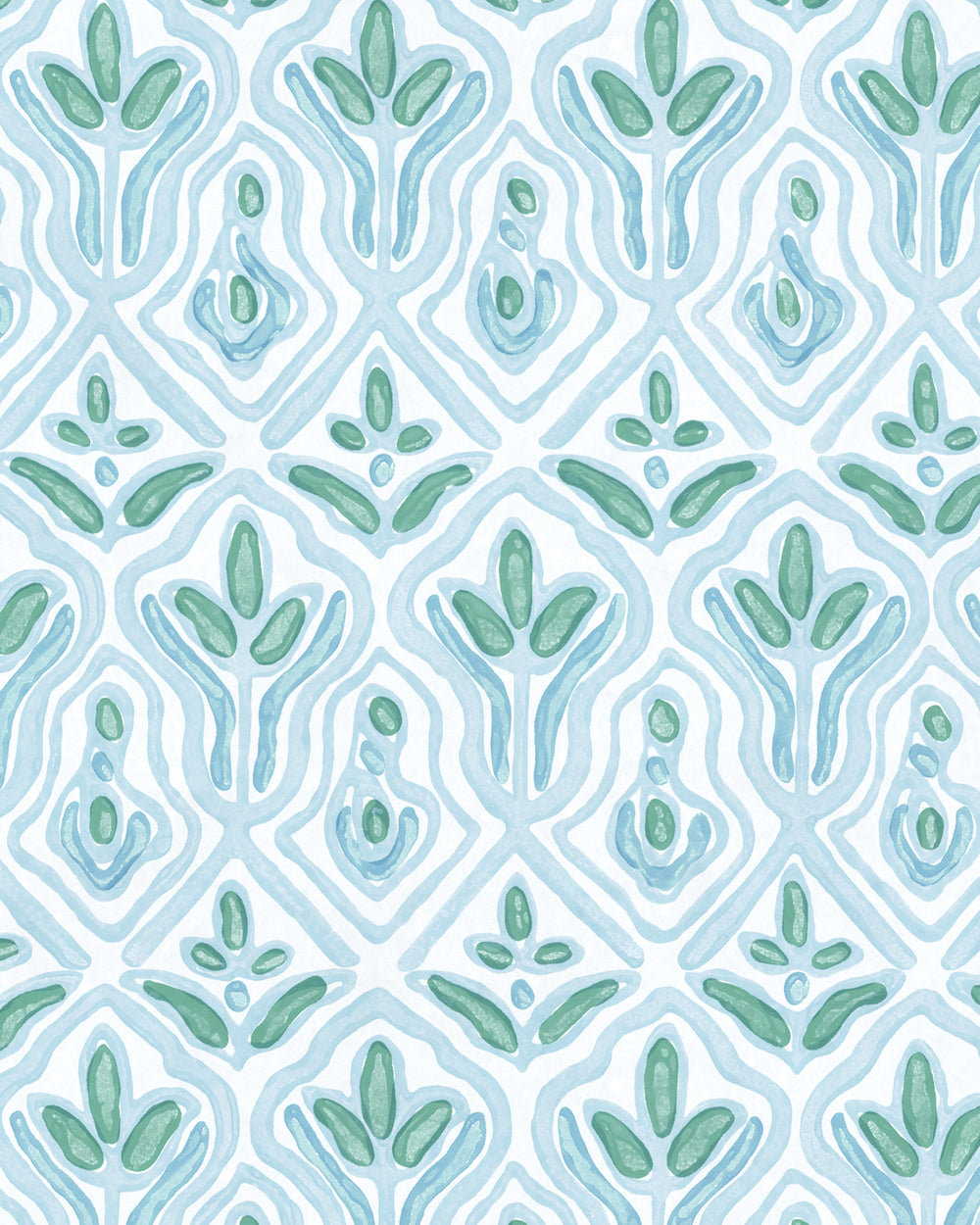 Praiano Seaglass wallpaper swatch