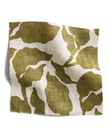 Flores Moss linen swatch