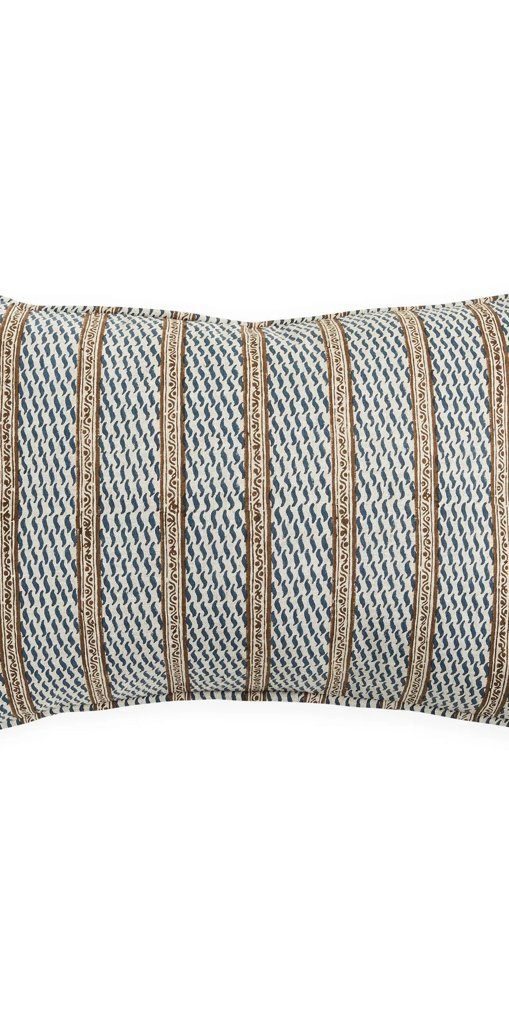 Aliki Cocoa linen cushion 35x55cm