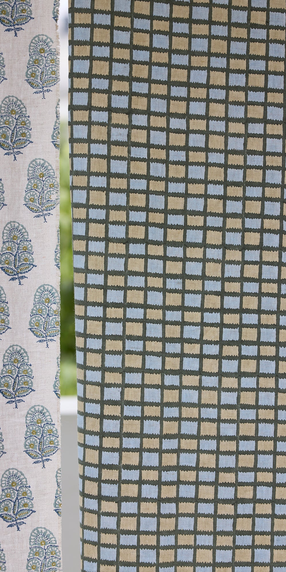 Tindari Thyme linen in - Fabric - Walter G Australia