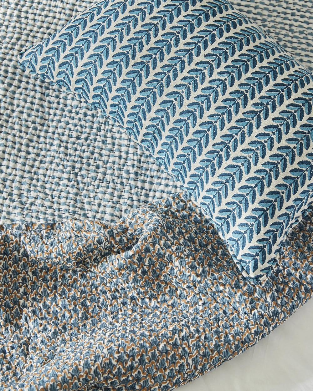 Benaki Azure Cushion