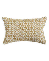Osaka Saffron linen cushion 35x55cm