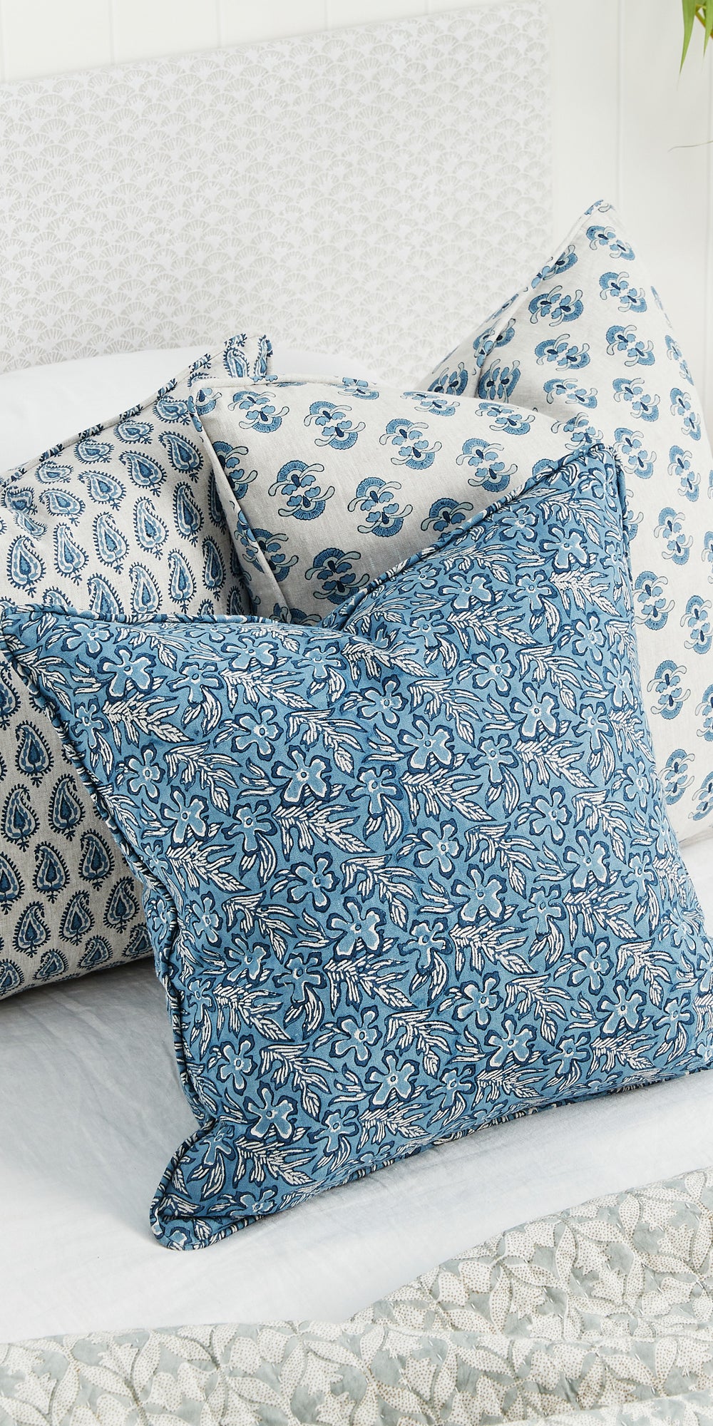 Sundara Azure Cushion in - Cushions - Walter G Australia