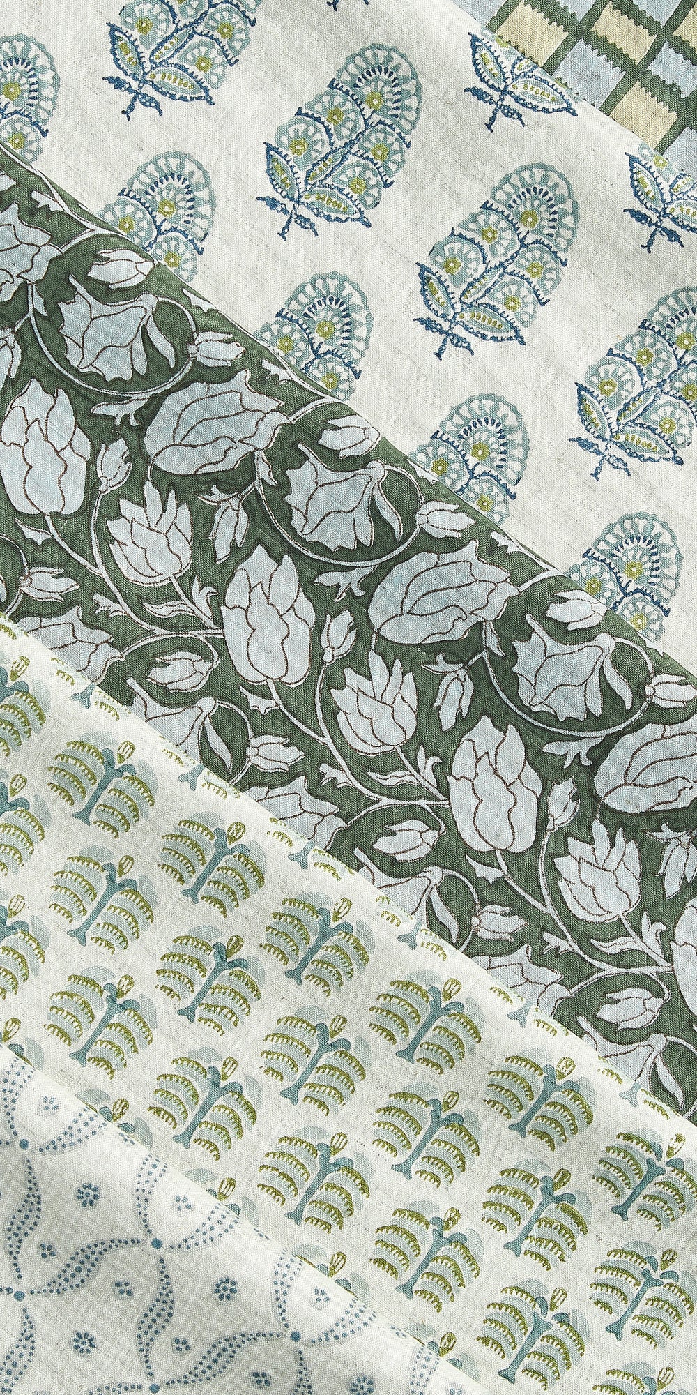 Lahore Thyme linen in - Fabric - Walter G Australia