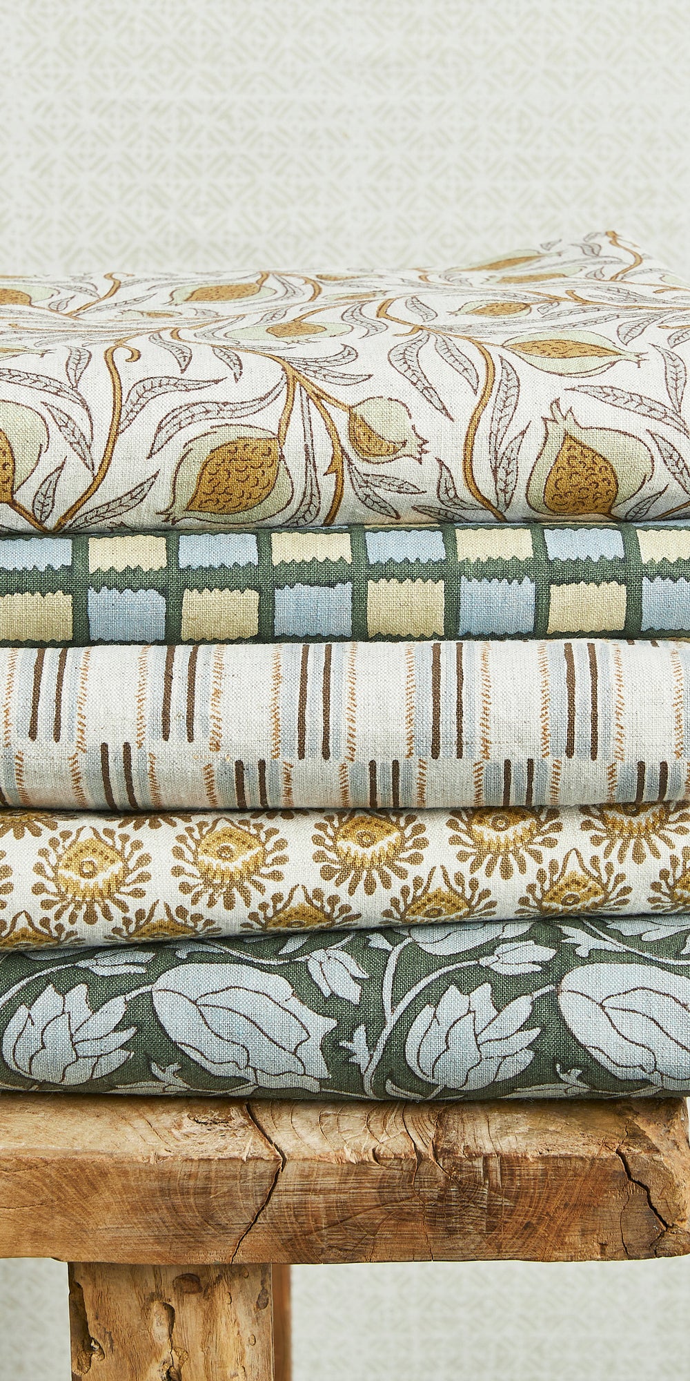 Lahore Thyme linen in - Fabric - Walter G Australia