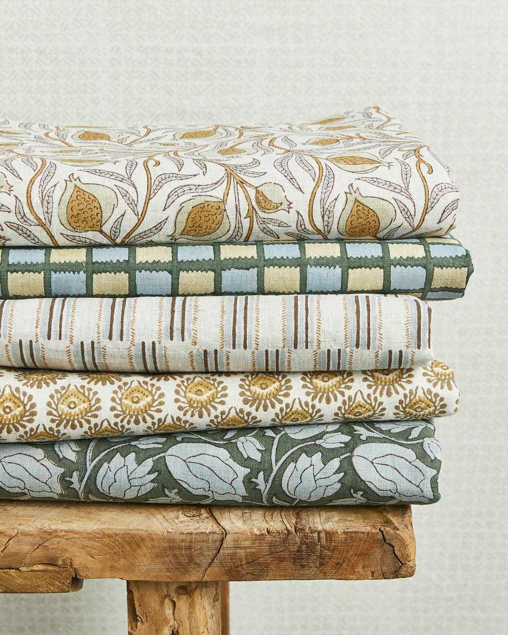 Lahore Thyme linen in - Fabric - Walter G Australia