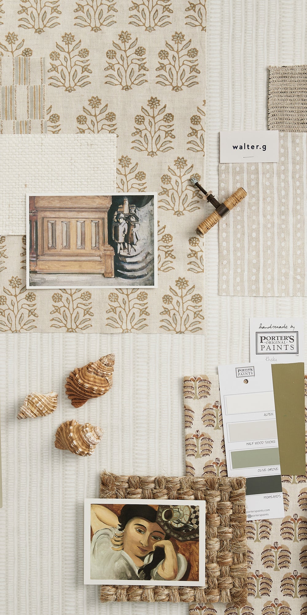 Amer Elm linen in - Fabric - Walter G Australia