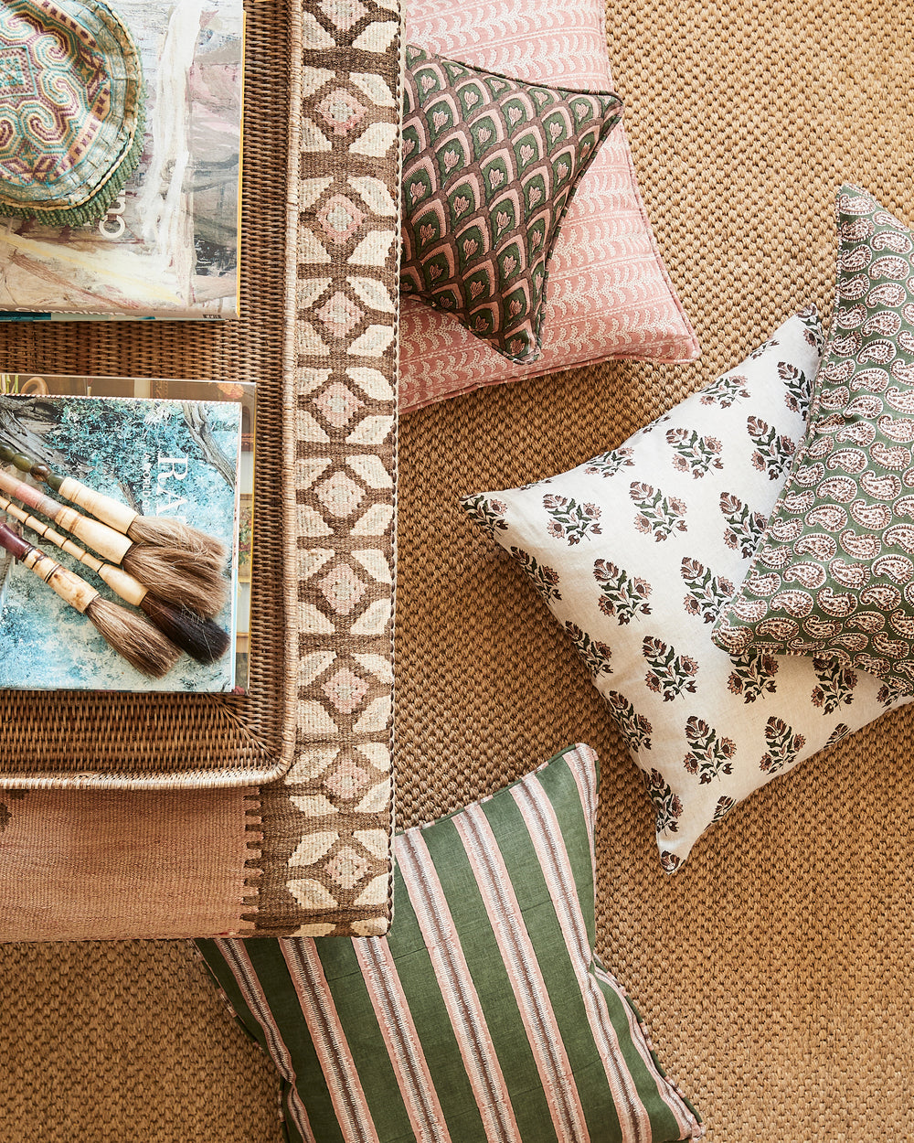 Cushion Set - Rosewood
