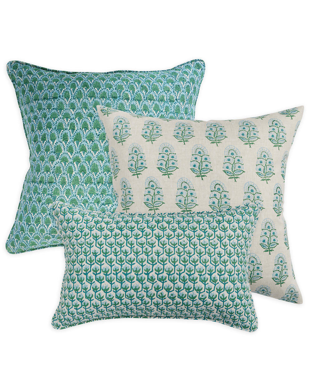Cushion Set - Viridian