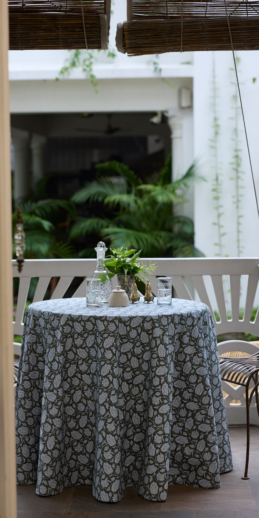 Lahore Thyme linen in - Fabric - Walter G Australia
