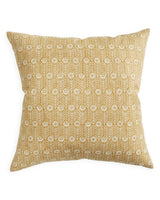 Alcaufar Saffron linen cushion 55x55cm