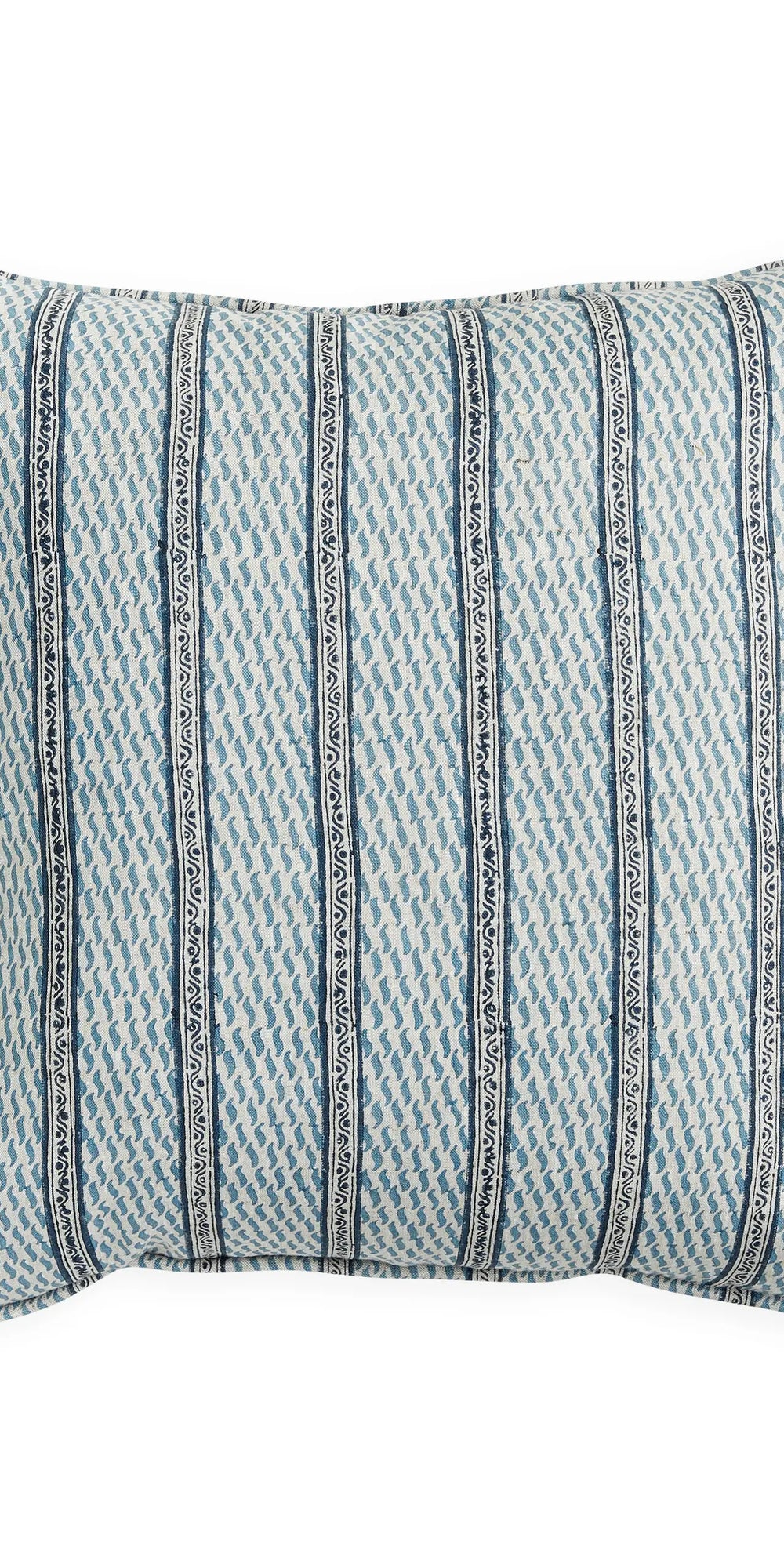 Aliki Azure linen cushion 50x50cm