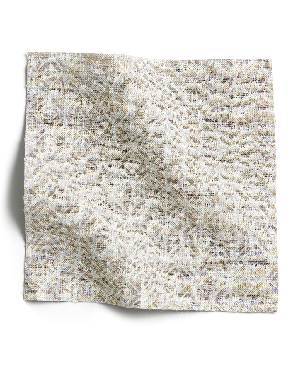 Batik Chalk linen swatch