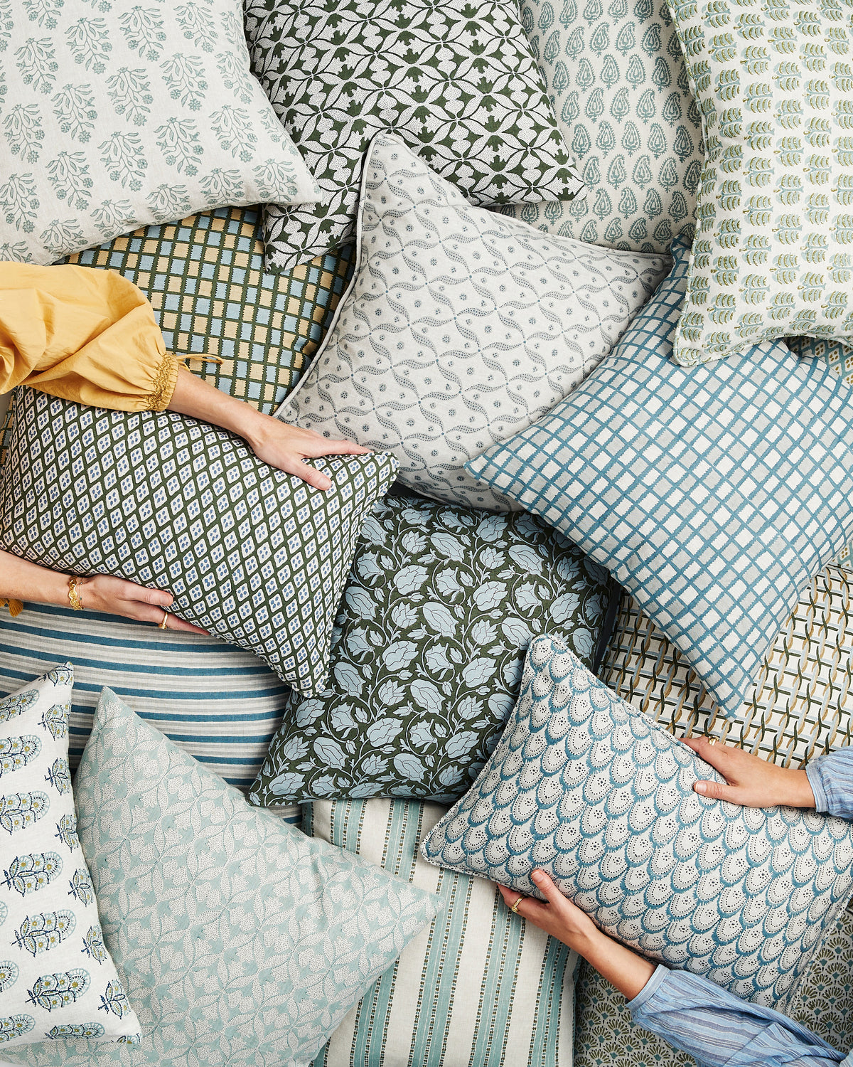 Orvietto Thyme Cushion