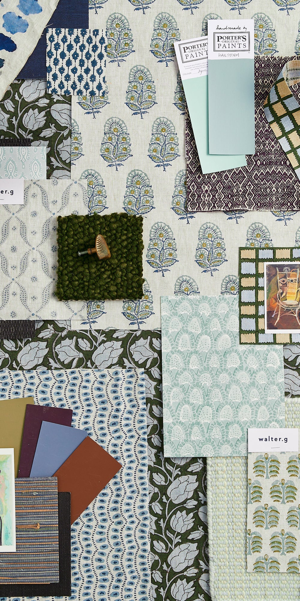 Hera Moss linen in - Fabric - Walter G Australia
