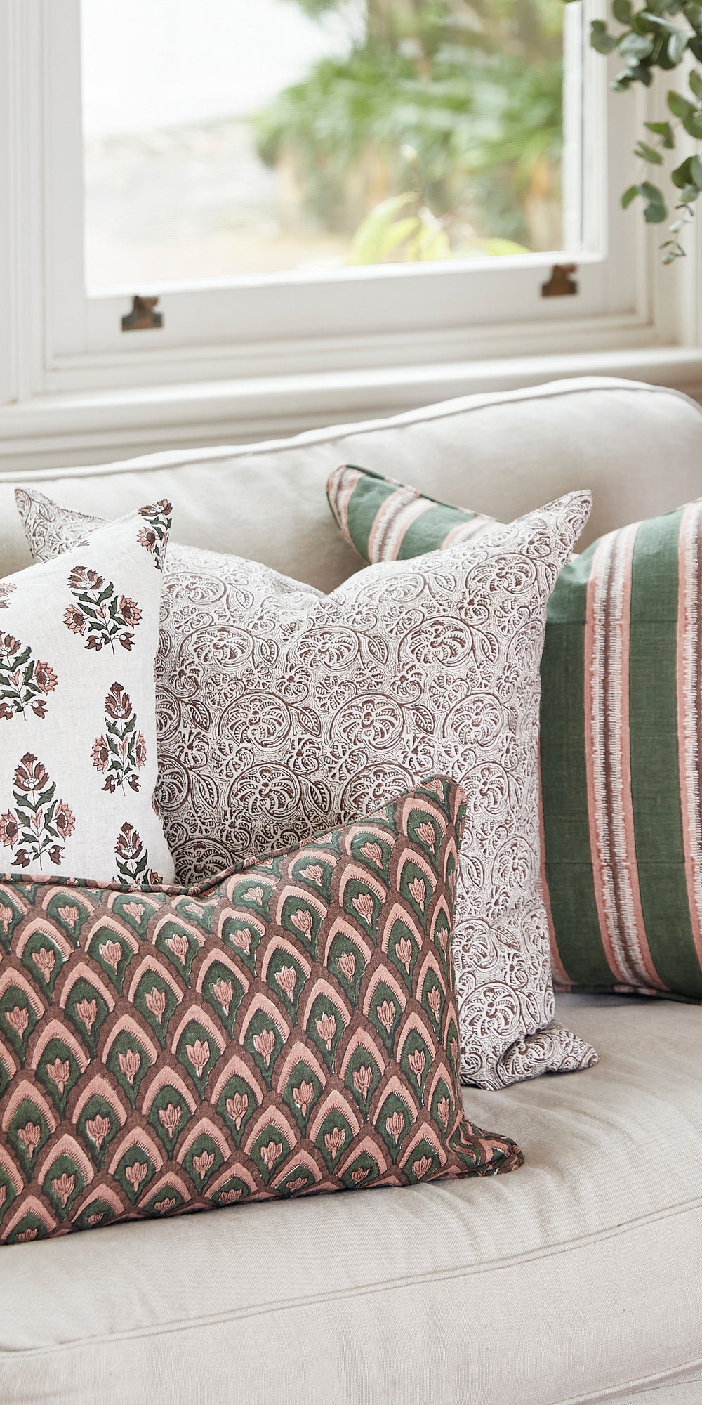 Buzios Rosewood Cushion in - Cushions - Walter G Australia