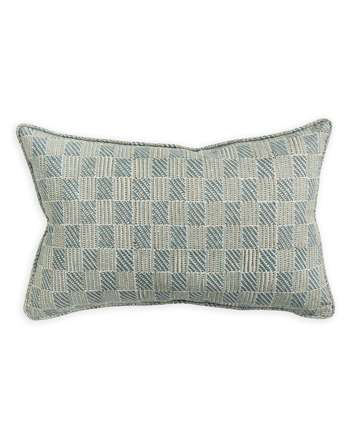 Kumasi Celadon Moss Cushion