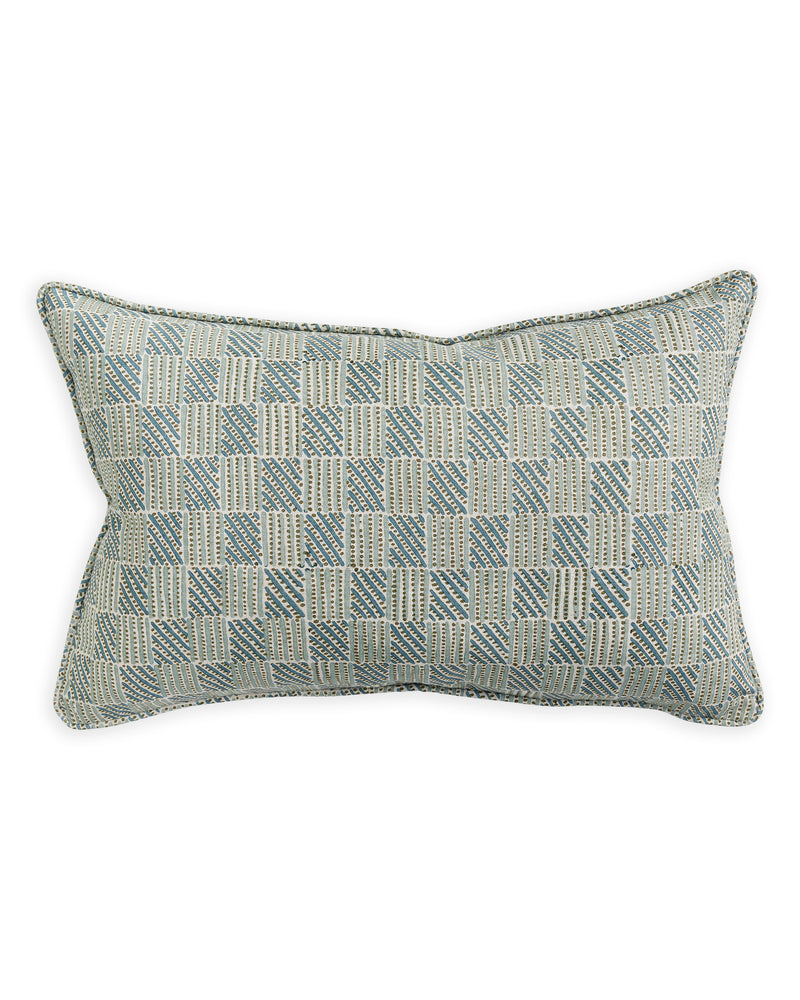 Kumasi Celadon Moss Cushion