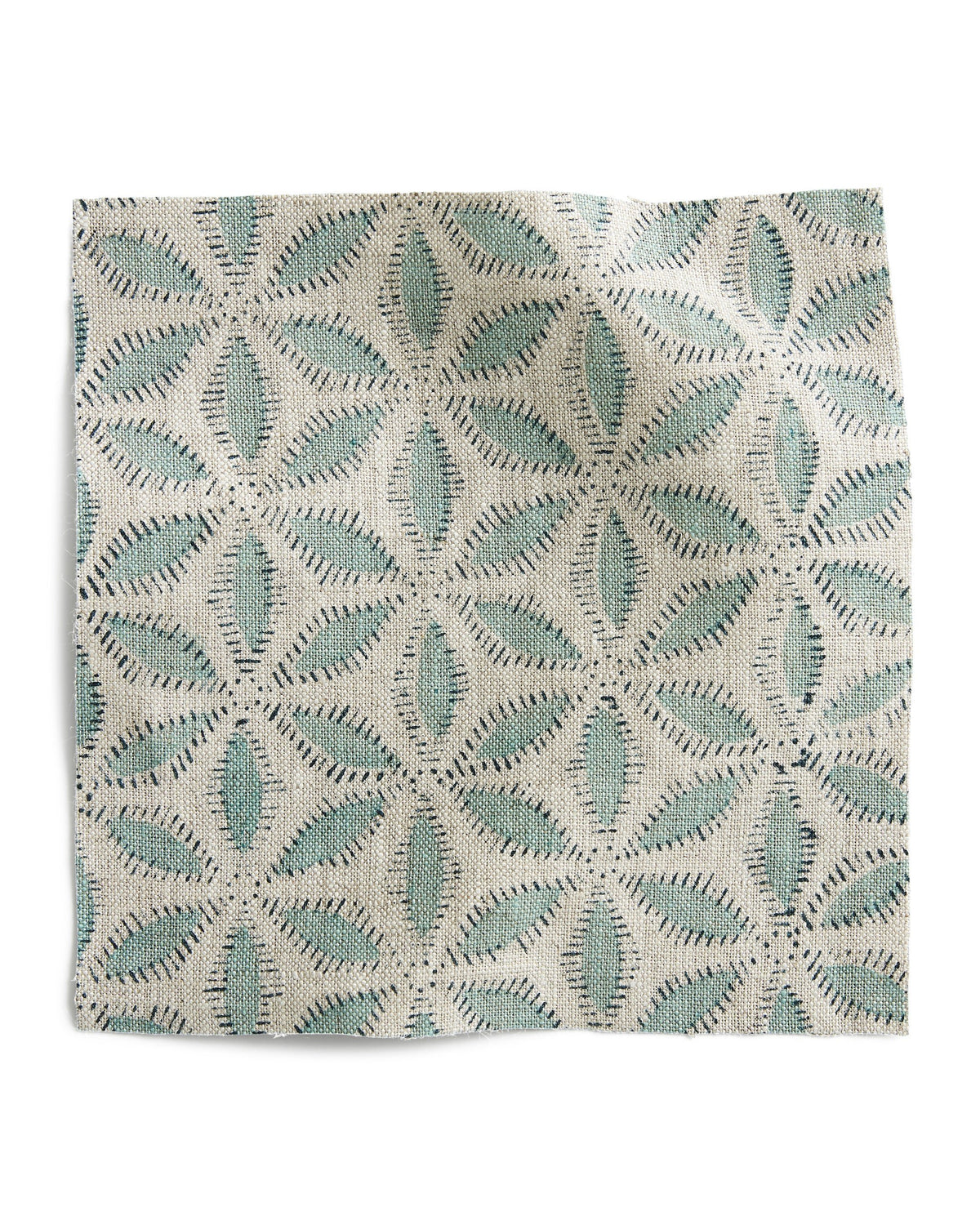 Hanami Light Blue linen swatch