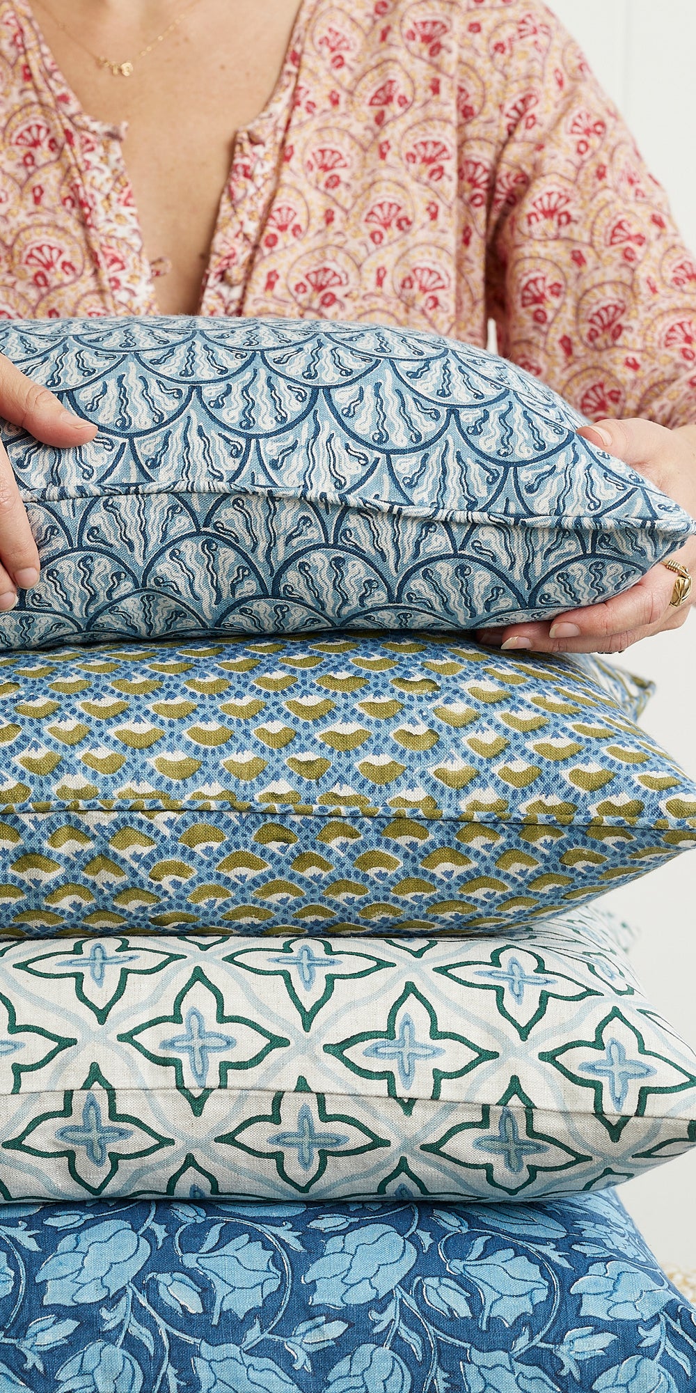 Lahore Riviera Cushion in - Cushions - Walter G Australia
