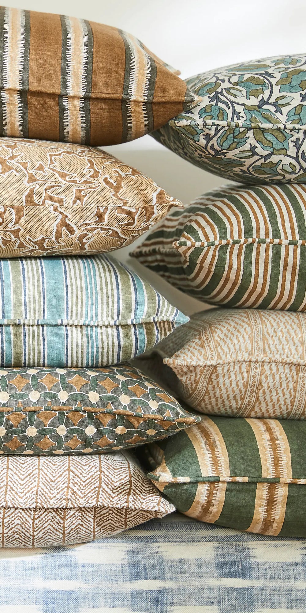 Aliki Elm linen cushion 50x50cm