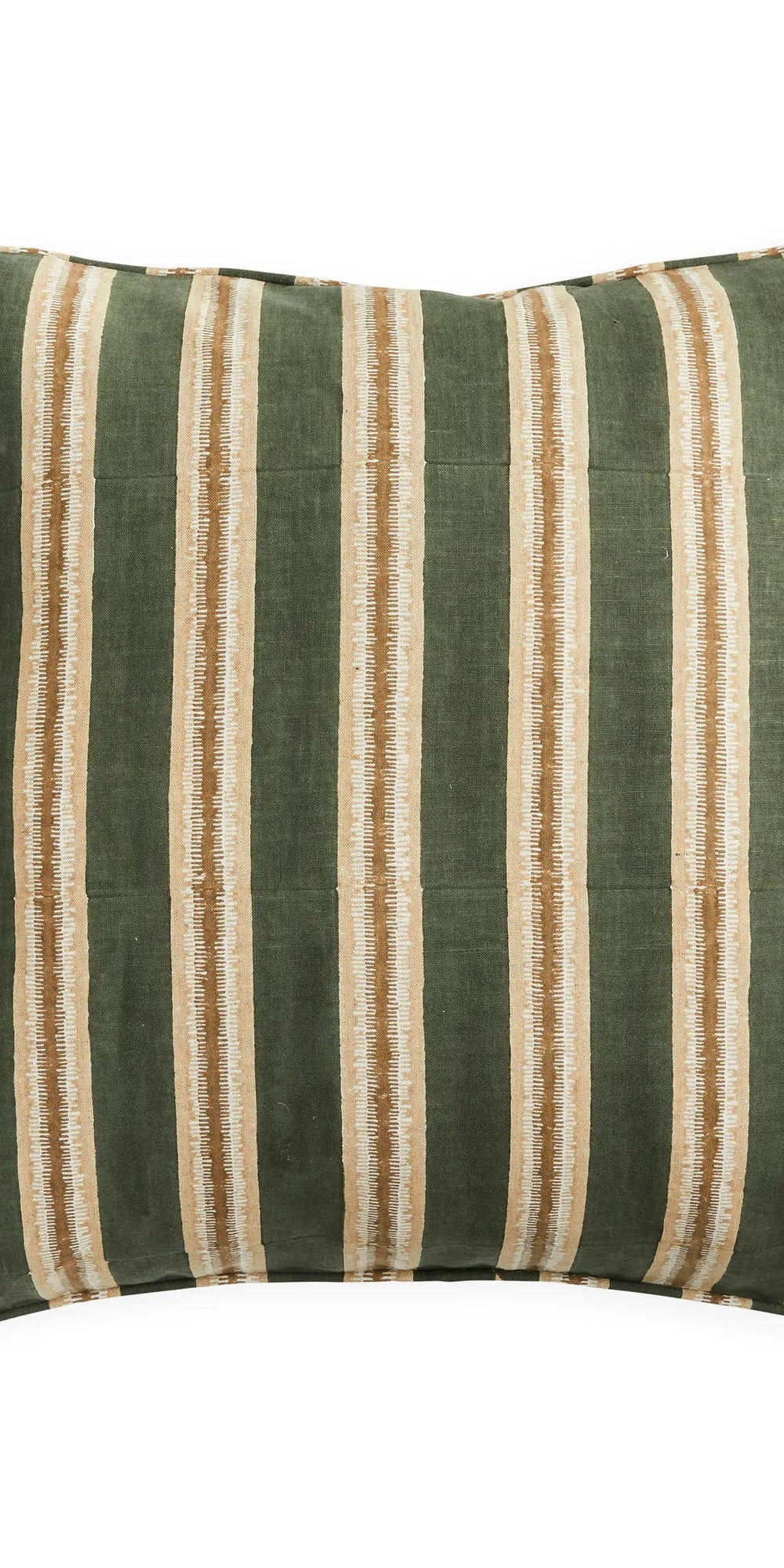 Buzios Aniseed linen cushion 55x55cm