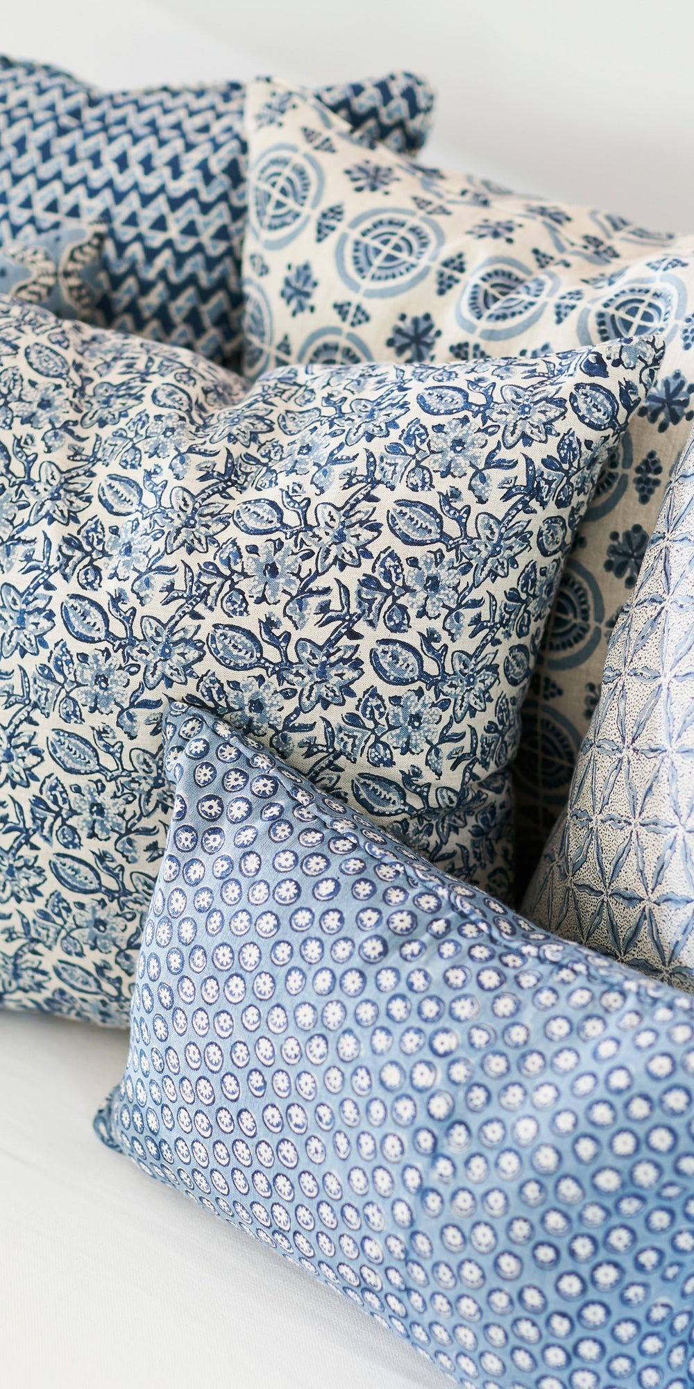 Osaka Azure Cushion in - Cushions - Walter G Australia
