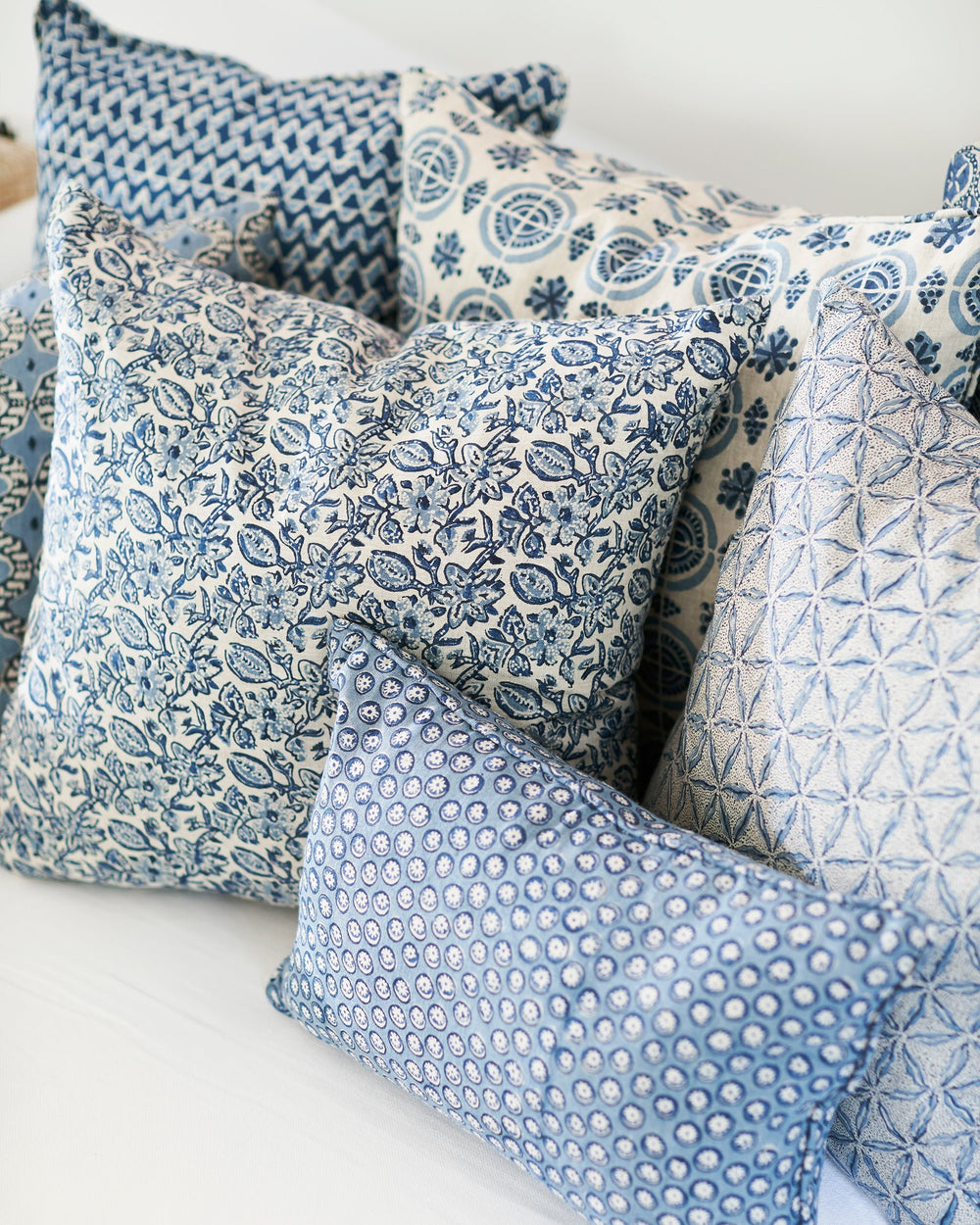 Osaka Azure Cushion in - Cushions - Walter G Australia
