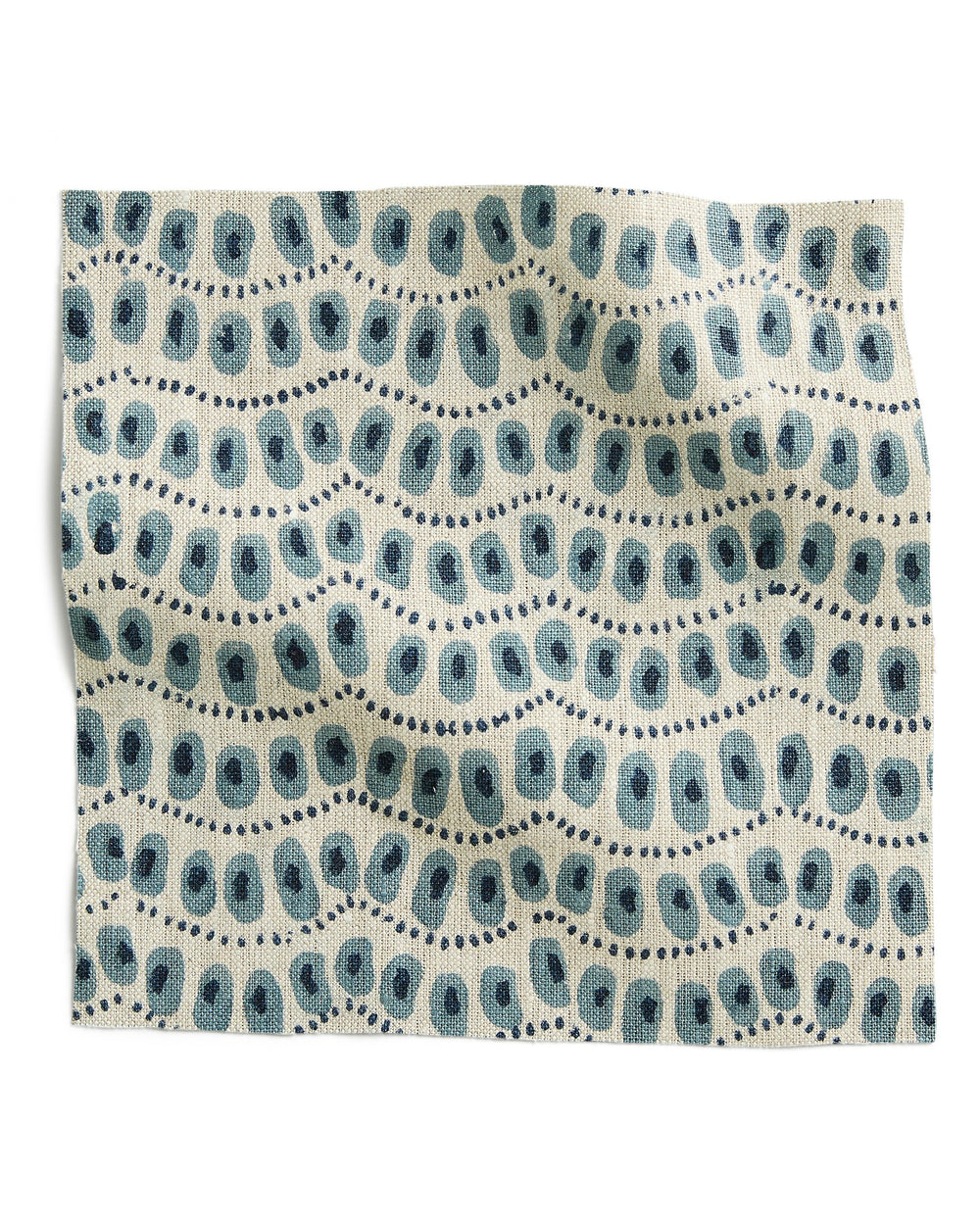 Amulet Azure linen swatch in - Swatches - Walter G Australia