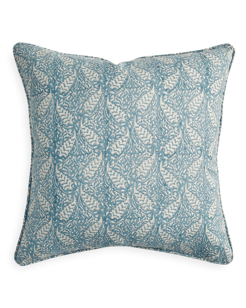 Anatolia Azure linen cushion