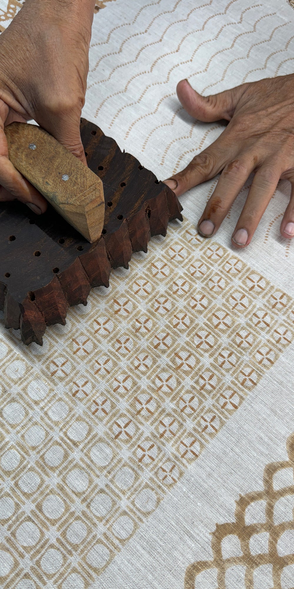 Beirut Mulberry linen cushion 50x50cm