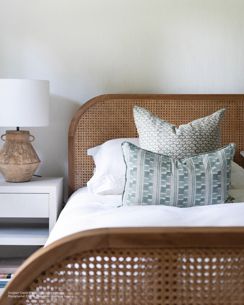 Chowk Celadon Cushion in - Cushions - Walter G Australia