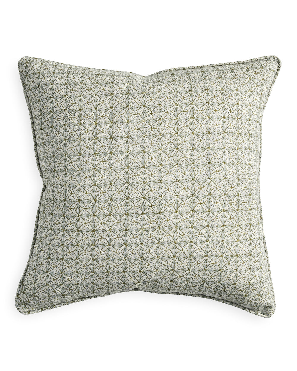 Girona Celadon Moss linen cushion