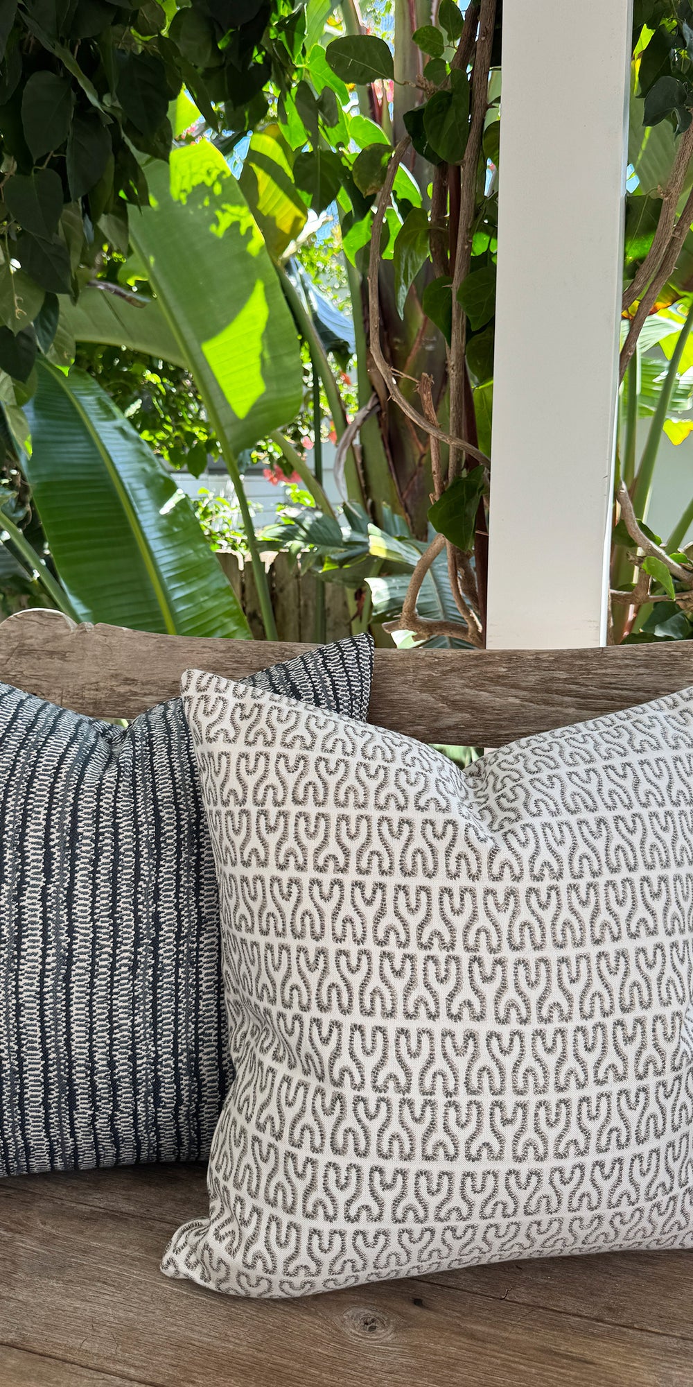 Nagari Salt Outdoor Cushion in - Cushions - Walter G Australia