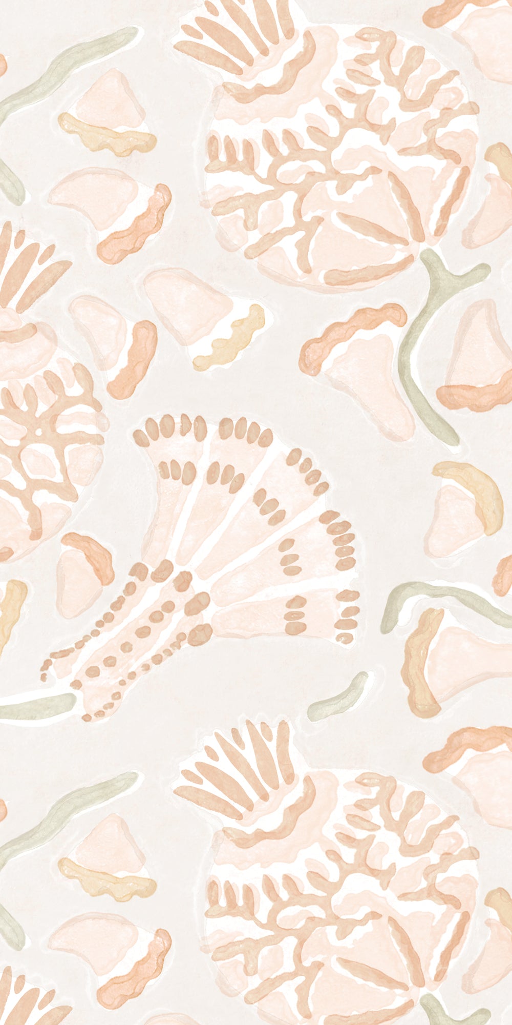 Iznik Papaya wallpaper swatch in - Swatches - Walter G Australia