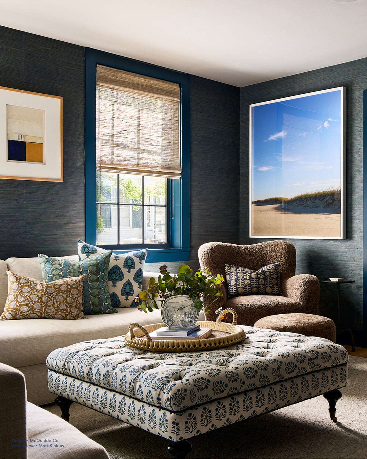 Amer Azure Linen