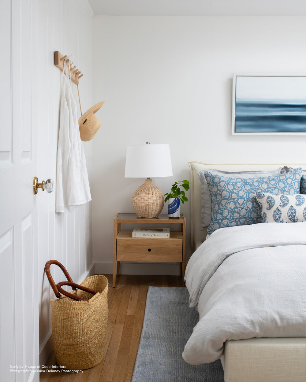 Paisley Azure Linen