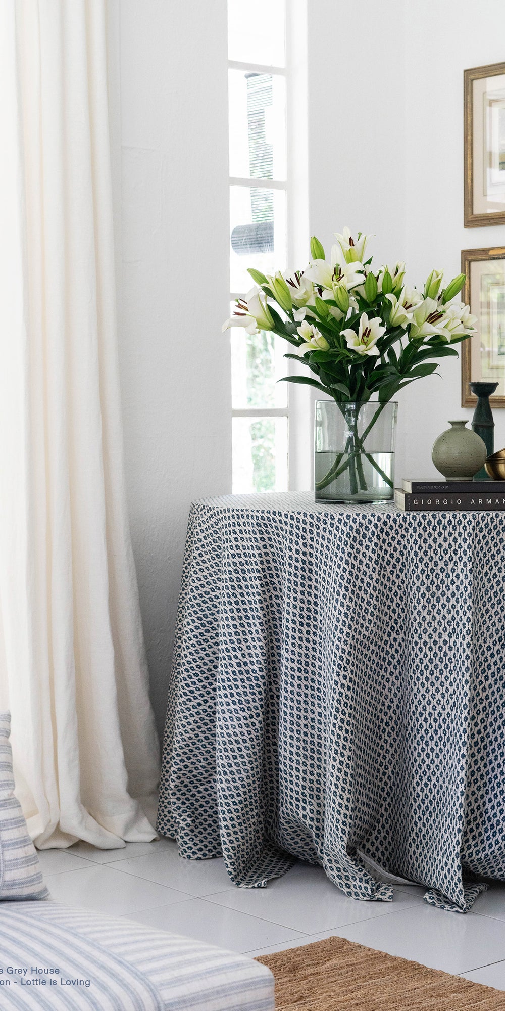 Siam Pacific Blue Linen in - Fabric - Walter G Australia