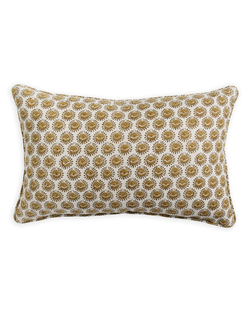 Lyon Saffron Rectangle Cushion
